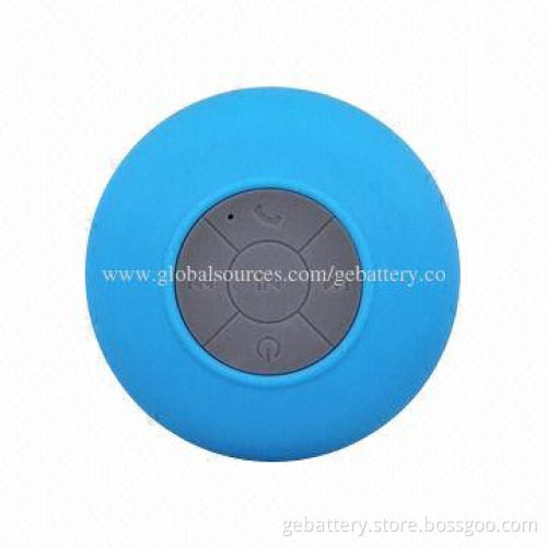 Portable Waterproof Bluetooth Wireless Stereo Speaker with Suction Cup, Built-in 400mAh Li-battery